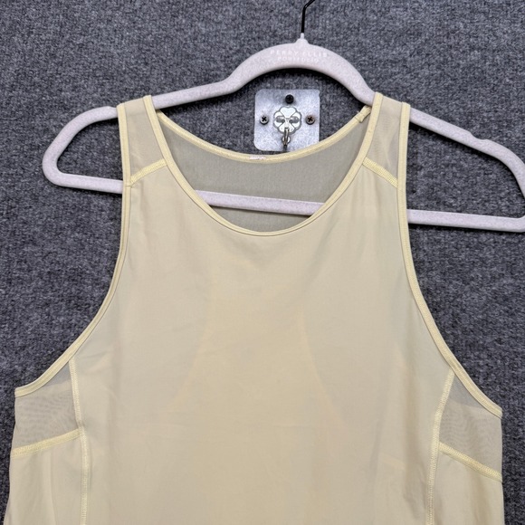 Lululemon Sculpt Tank Top Women 4 Yellow Mesh Back Activewear Yoga Gym Shirt - Picture 2 of 7